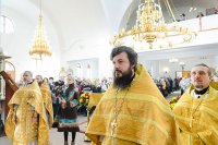 41-День памяти апостола Андрея Первозванного. Митрополит Александр возглавил Литургию в Андреевском кафедральном соборе Усть-Каменогорска.