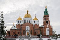 50-День памяти апостола Андрея Первозванного. Митрополит Александр возглавил Литургию в Андреевском кафедральном соборе Усть-Каменогорска.