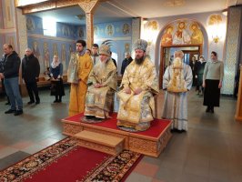 Служение епископа Амфилохия в день Сретения Господня