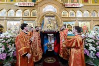 3-Чудотворный Феодоровский образ Царицы Небесной встретила Южная столица Казахстана 