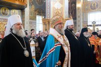 8-Чудотворный Феодоровский образ Царицы Небесной встретила Южная столица Казахстана 