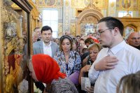 24-Чудотворный Феодоровский образ Царицы Небесной встретила Южная столица Казахстана 