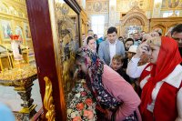 25-Чудотворный Феодоровский образ Царицы Небесной встретила Южная столица Казахстана 