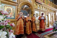 4-Епископ Амфилохий принял участие в торжествах, посвященных 20-летию учреждения Астанайской и Алма-Атинской епархии