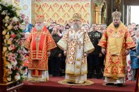 11-Епископ Амфилохий принял участие в торжествах, посвященных 20-летию учреждения Астанайской и Алма-Атинской епархии