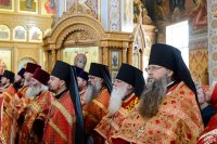 16-Епископ Амфилохий принял участие в торжествах, посвященных 20-летию учреждения Астанайской и Алма-Атинской епархии