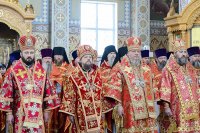 18-Епископ Амфилохий принял участие в торжествах, посвященных 20-летию учреждения Астанайской и Алма-Атинской епархии