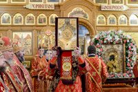 19-Епископ Амфилохий принял участие в торжествах, посвященных 20-летию учреждения Астанайской и Алма-Атинской епархии