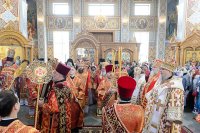 20-Епископ Амфилохий принял участие в торжествах, посвященных 20-летию учреждения Астанайской и Алма-Атинской епархии