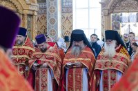 26-Епископ Амфилохий принял участие в торжествах, посвященных 20-летию учреждения Астанайской и Алма-Атинской епархии