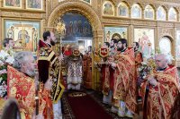 34-Епископ Амфилохий принял участие в торжествах, посвященных 20-летию учреждения Астанайской и Алма-Атинской епархии