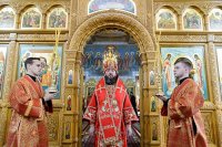 41-Епископ Амфилохий принял участие в торжествах, посвященных 20-летию учреждения Астанайской и Алма-Атинской епархии