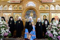 47-Епископ Амфилохий принял участие в торжествах, посвященных 20-летию учреждения Астанайской и Алма-Атинской епархии