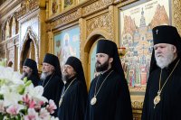 52-Епископ Амфилохий принял участие в торжествах, посвященных 20-летию учреждения Астанайской и Алма-Атинской епархии