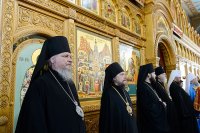 54-Епископ Амфилохий принял участие в торжествах, посвященных 20-летию учреждения Астанайской и Алма-Атинской епархии