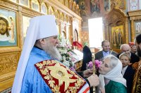 57-Епископ Амфилохий принял участие в торжествах, посвященных 20-летию учреждения Астанайской и Алма-Атинской епархии