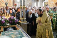 43-Епископ Амфилохий принял участие в праздновании дня памяти преподобного Севастиана Карагандинского в "Шахтерской столице" Казахстана