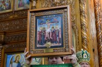 51-Епископ Амфилохий принял участие в праздновании дня памяти преподобного Севастиана Карагандинского в "Шахтерской столице" Казахстана