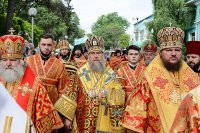 11-Празднование 20-летия Астанайской и Алма-Атинской епархии продолжилось служением Литургии в Никольском соборе Южной столицы 