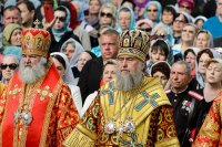 28-Празднование 20-летия Астанайской и Алма-Атинской епархии продолжилось служением Литургии в Никольском соборе Южной столицы 