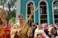 31-Празднование 20-летия Астанайской и Алма-Атинской епархии продолжилось служением Литургии в Никольском соборе Южной столицы 