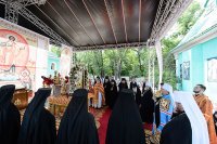 39-Празднование 20-летия Астанайской и Алма-Атинской епархии продолжилось служением Литургии в Никольском соборе Южной столицы 
