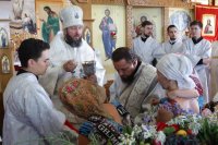 26-Преобразился еси на горе, Христе Боже.  Архипастырский визит в город Шемонаиха.