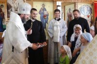 37-Преобразился еси на горе, Христе Боже.  Архипастырский визит в город Шемонаиха.