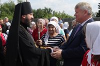41-Преобразился еси на горе, Христе Боже.  Архипастырский визит в город Шемонаиха.