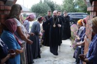44-Преобразился еси на горе, Христе Боже.  Архипастырский визит в город Шемонаиха.