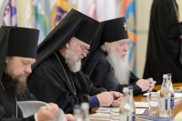 27-Управляющий Усть-Каменогорской и Семипалатинской епархией принял участие в заседании Синода Православной Церкви Казахстана в Алма-Ате