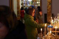 1-Божественная Литургия в день Вербного воскресения в главном храме Восточного Казахстана