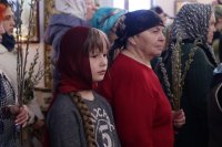 14-Божественная Литургия в день Вербного воскресения в главном храме Восточного Казахстана