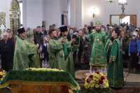 17-Божественная Литургия в день Вербного воскресения в главном храме Восточного Казахстана