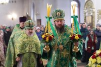 19-Божественная Литургия в день Вербного воскресения в главном храме Восточного Казахстана