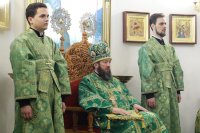 22-Божественная Литургия в день Вербного воскресения в главном храме Восточного Казахстана