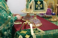 26-Божественная Литургия в день Вербного воскресения в главном храме Восточного Казахстана