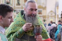 39-Божественная Литургия в день Вербного воскресения в главном храме Восточного Казахстана