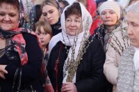40-Божественная Литургия в день Вербного воскресения в главном храме Восточного Казахстана