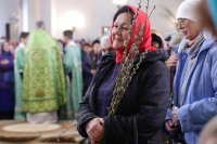 42-Божественная Литургия в день Вербного воскресения в главном храме Восточного Казахстана