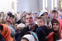 47-Божественная Литургия в день Вербного воскресения в главном храме Восточного Казахстана