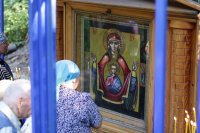3-В воскресный день на Святом Ключе была совершена  праздничная Божественная Литургия