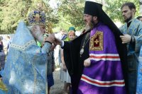 7-В воскресный день на Святом Ключе была совершена  праздничная Божественная Литургия