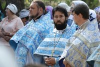 14-В воскресный день на Святом Ключе была совершена  праздничная Божественная Литургия