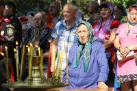21-В воскресный день на Святом Ключе была совершена  праздничная Божественная Литургия