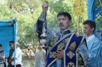 23-В воскресный день на Святом Ключе была совершена  праздничная Божественная Литургия