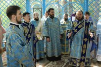 26-В воскресный день на Святом Ключе была совершена  праздничная Божественная Литургия