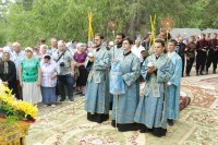 30-В воскресный день на Святом Ключе была совершена  праздничная Божественная Литургия
