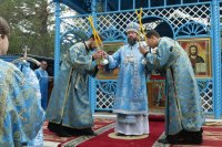 42-В воскресный день на Святом Ключе была совершена  праздничная Божественная Литургия