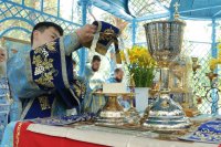 45-В воскресный день на Святом Ключе была совершена  праздничная Божественная Литургия